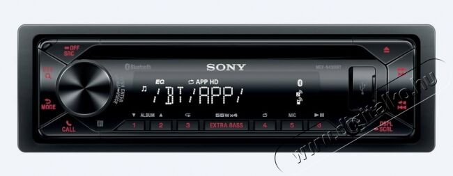 SONY MEX-N4300BT autóhifi fejegység + Bluetooth Autóhifi / Autó felszerelés - Autórádió fejegység - Autórádió fejegység - 347368