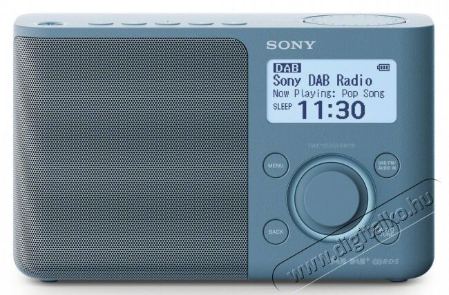 SONY XDR-S61D DAB+/DM hordozható rádió - kék Audio-Video / Hifi / Multimédia - Rádió / órás rádió - Asztali rádió - 326761