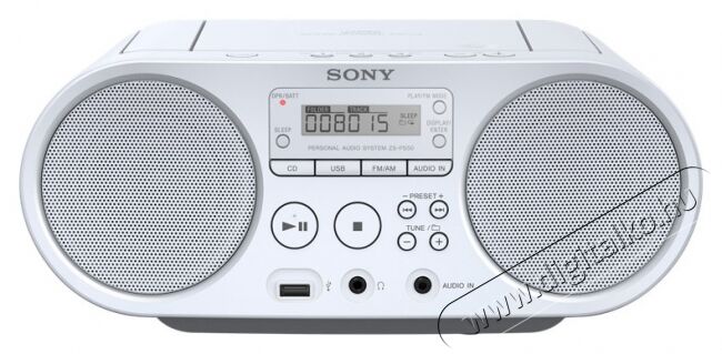 SONY ZS-PS50W hordozható CD/USB lejátszó Audio-Video / Hifi / Multimédia - Hordozható CD / DVD / Multimédia készülék - Hordozható CD / Multimédia rádiómagnó / Boombox - 307025