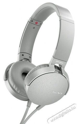 SONY MDRXB550APW.CE7 Extra Bass fejhallgató - fehér Audio-Video / Hifi / Multimédia - Fül és Fejhallgatók - Fejhallgató - 320393