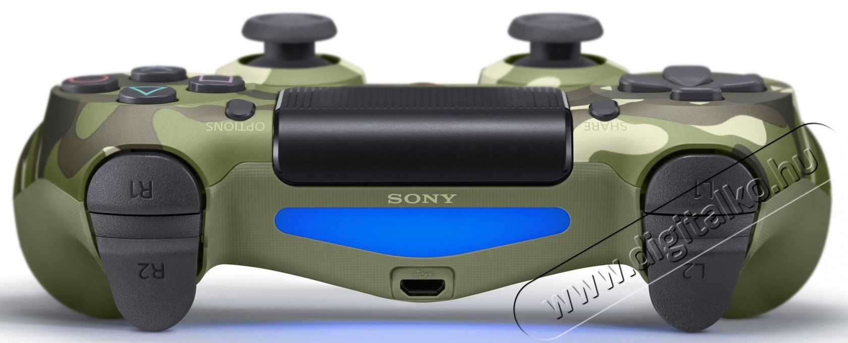 SONY PlayStation 4 (PS4) Dualshock 4 kontroller V2 - zöld terepmintás Iroda és számítástechnika - Játék konzol - Kontroller - 327981