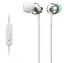 SONY MDR-EX110APW fülhallgató - fehér Audio-Video / Hifi / Multimédia - Fül és Fejhallgatók - Fülhallgató mikrofonnal / headset - 288769
