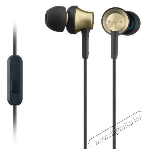 SONY MDREX650APT.CE7 fülhallgató - fekete/arany Audio-Video / Hifi / Multimédia - Fül és Fejhallgatók - Fülhallgató mikrofonnal / headset - 294413
