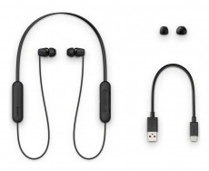 SONY WI-C200B Bluetooth fülhallgató - fekete Audio-Video / Hifi / Multimédia - Fül és Fejhallgatók - Fülhallgató - 350238