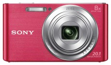SONY DSC-W830P Digitális Fényképezőgép - Rózsaszín + 32GB memória kártya Fényképezőgép / kamera - Kompakt fényképezőgép - Normál tudású kompakt - 361589