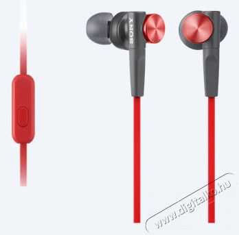 SONY MDRXB50APR.CE7 Extra Bass mikrofonos fülhallgató - piros Audio-Video / Hifi / Multimédia - Fül és Fejhallgatók - Fülhallgató mikrofonnal / headset - 313028