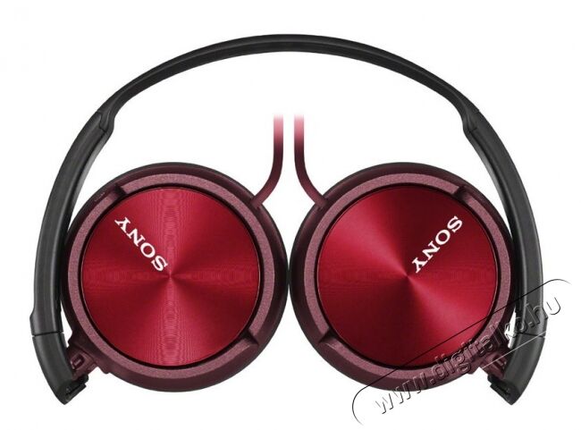 SONY MDR-ZX310APR mikrofonos fejhallgató - piros Audio-Video / Hifi / Multimédia - Fül és Fejhallgatók - Fejhallgató mikrofonnal / headset - 297301
