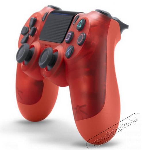 SONY PlayStation 4 (PS4) Dualshock 4 kontroller V2 - piros áttetsző Iroda és számítástechnika - Játék konzol - Kontroller - 327967