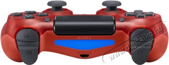 SONY PlayStation 4 (PS4) Dualshock 4 kontroller V2 - piros áttetsző Iroda és számítástechnika - Játék konzol - Kontroller - 327967
