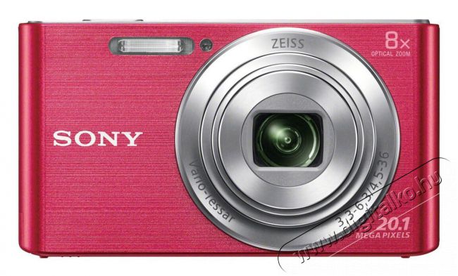 SONY DSC-W830P digitális fényképezőgép - rózsaszín Fényképezőgép / kamera - Kompakt fényképezőgép - Normál tudású kompakt - 329234