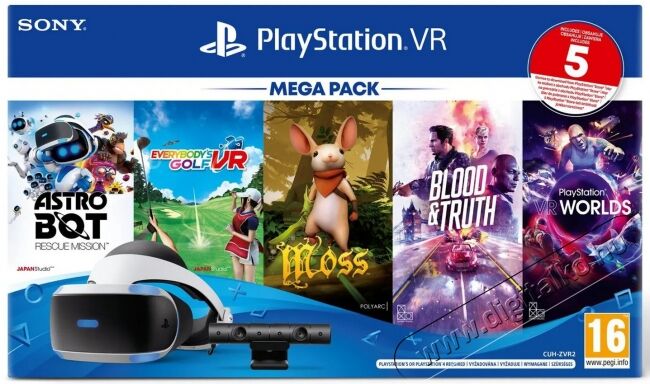 SONY Playstation VR Mega Pack 3 Iroda és számítástechnika - Játék konzol - Kiegészítő - 370315