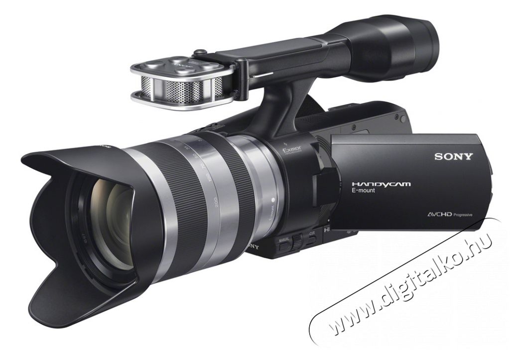 SONY NEX-VG10 F&eacute;nyk&eacute;pezőg&eacute;p / kamera - Mem&oacute;riak&aacute;rty&aacute;s videokamera - Professzion&aacute;lis