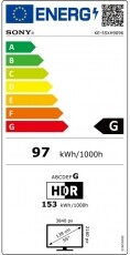 SONY KE55XH9096BAEP Ultra HD Smart LED televízió Televíziók - LED televízió - UHD 4K felbontású - 370439