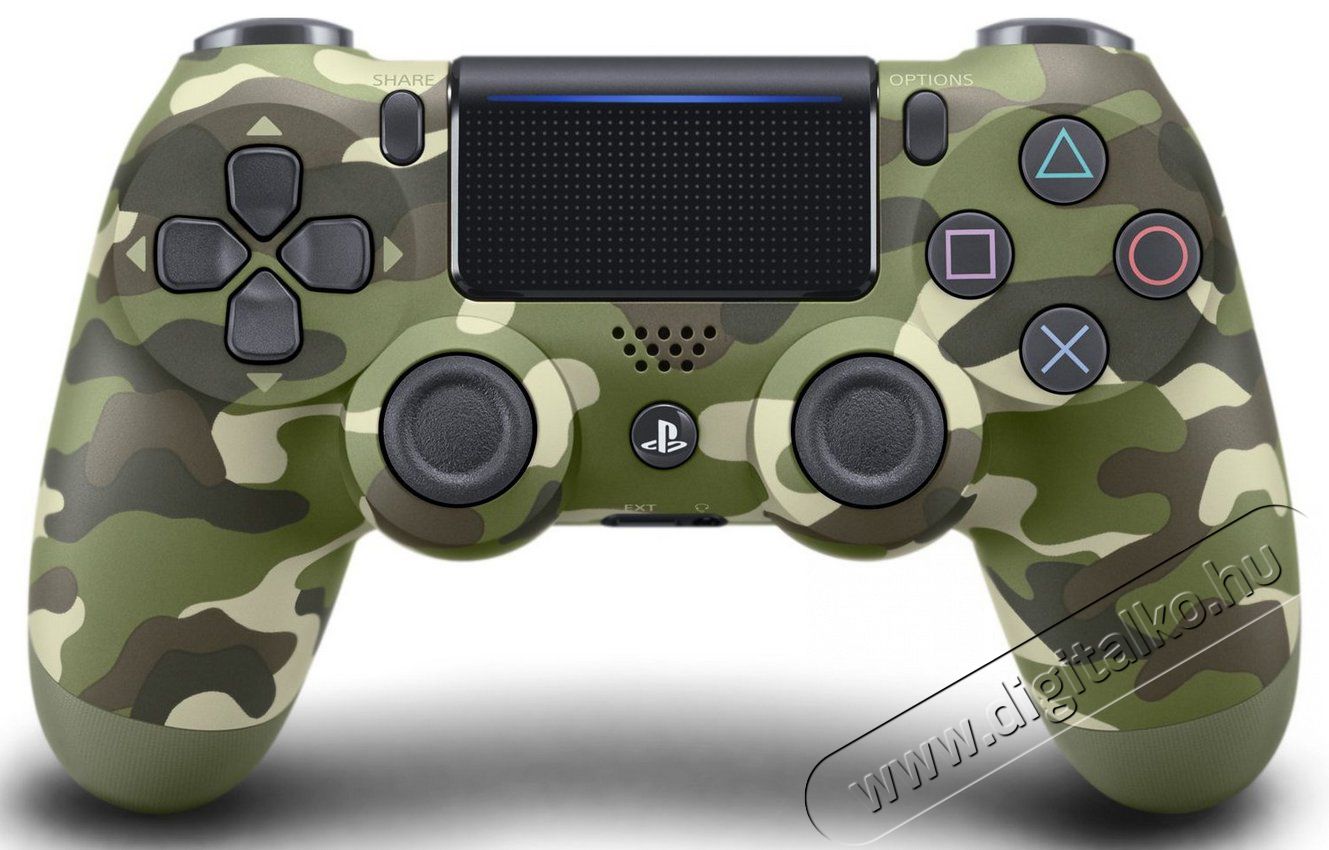 SONY PlayStation 4 (PS4) Dualshock 4 kontroller V2 - zöld terepmintás Iroda és számítástechnika - Játék konzol - Kontroller - 327981