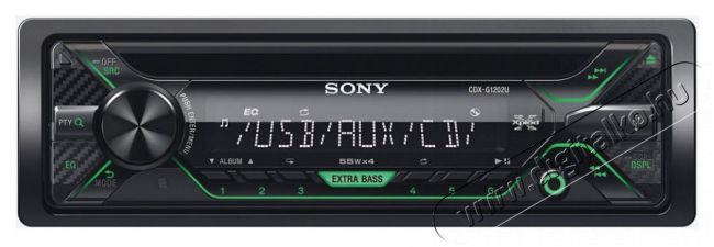SONY CDXG1202U autórádió fejegység Autóhifi / Autó felszerelés - Autórádió fejegység - Autórádió fejegység - 316875