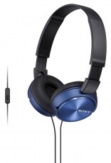 SONY MDR-ZX310APL mikrofonos fejhallgató - kék Audio-Video / Hifi / Multimédia - Fül és Fejhallgatók - Fejhallgató mikrofonnal / headset - 297300