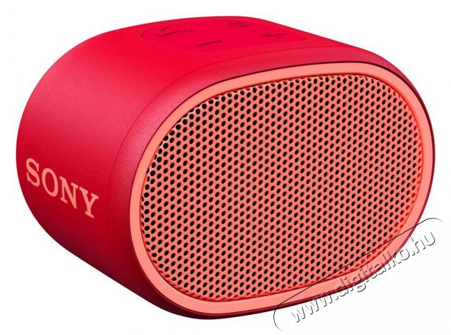 SONY SRS-XB01R piros vízálló Bluetooth hangszóró Audio-Video / Hifi / Multimédia - Hordozható, vezeték nélküli / bluetooth hangsugárzó - Hordozható, vezeték nélküli / bluetooth hangsugárzó - 342265