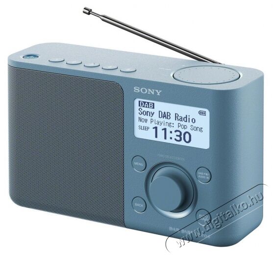 SONY XDR-S61D DAB+/DM hordozható rádió - kék Audio-Video / Hifi / Multimédia - Rádió / órás rádió - Asztali rádió - 326761