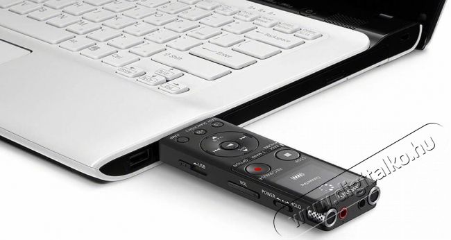 SONY ICDUX570B USB csatlakozós fekete digitális diktafon - 4GB Mobil / Kommunikáció / Smart - Diktafon - Diktafon - 368336