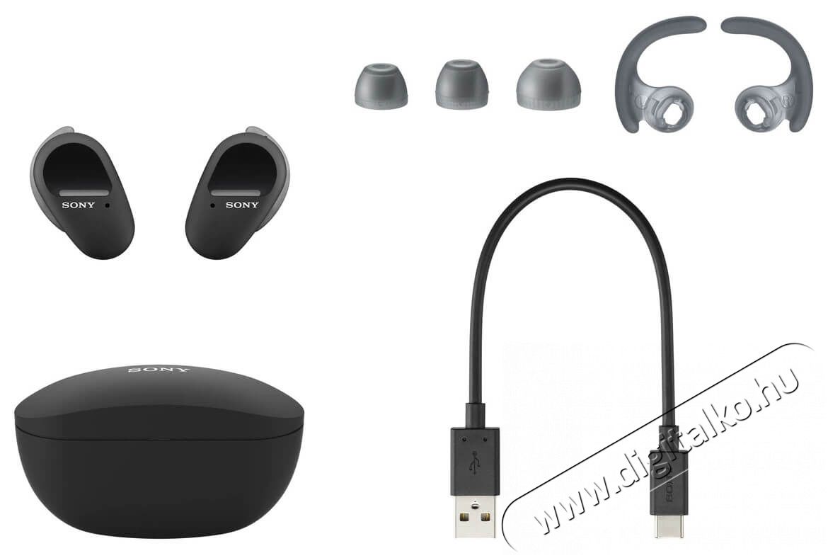 SONY WFSP800NB True Wireless bluetooth zajcs&ouml;kkentős sport f&uuml;lhallgat&oacute; - fekete Audio-Video / Hifi / Multim&eacute;dia - F&uuml;l &eacute;s Fejhallgat&oacute;k - F&uuml;lhallgat&oacute; mikrofonnal / headset - 368308