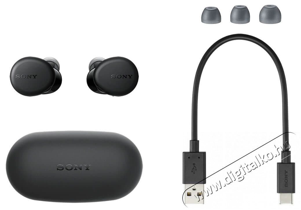 SONY WFXB700B True Wireless Bluetooth f&uuml;lhallgat&oacute; - fekete Audio-Video / Hifi / Multim&eacute;dia - F&uuml;l &eacute;s Fejhallgat&oacute;k - F&uuml;lhallgat&oacute; mikrofonnal / headset - 368296