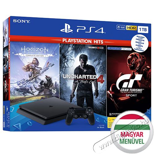 SONY PS4B Slim 1TB HITS Bundle V3 Iroda &eacute;s sz&aacute;m&iacute;t&aacute;stechnika - J&aacute;t&eacute;k konzol - Playstation 4 (PS4) konzol - 369943
