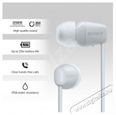 SONY WIC100W.CE7 vezeték nélküli fülhallgató Audio-Video / Hifi / Multimédia - Fül és Fejhallgatók - Fülhallgató - 401175