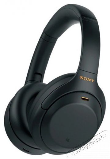 SONY WH1000X M4 Hi-Res Bluetooth/aptX fekete mikrofonos fejhallgató Audio-Video / Hifi / Multimédia - Fül és Fejhallgatók - Fejhallgató mikrofonnal / headset - 456959