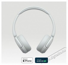 SONY WHCH520W.CE7 Bluetooth fehér fejhallgató Audio-Video / Hifi / Multimédia - Fül és Fejhallgatók - Fejhallgató - 462309