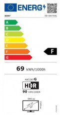 SONY 50 KD50X75WLPAEP 4K UHD Smart LED TV Televíziók - LED televízió - UHD 4K felbontású - 477460