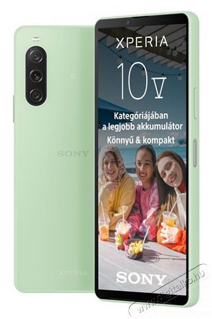 SONY Xperia 10 V 6,1 5G 6/128GB DualSIM zöld okostelefon Mobil / Kommunikáció / Smart - Okostelefon - Android - 478574