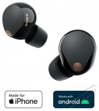 SONY WF1000XM5B.CE7 vezeték nélküli zajszűrős fülhallgató, fekete Audio-Video / Hifi / Multimédia - Fül és Fejhallgatók - Fülhallgató - 495726