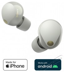 SONY WF1000XM5S.CE7 vezeték nélküli zajszűrős fülhallgató, ezüst Audio-Video / Hifi / Multimédia - Fül és Fejhallgatók - Fülhallgató - 495725