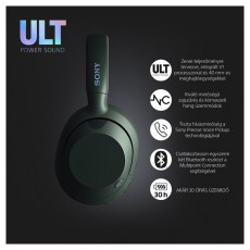 SONY WHULT900NH.CE7 ULT WEAR zajszűrős szürkészöld Bluetooth fejhallgató Audio-Video / Hifi / Multimédia - Fül és Fejhallgatók - Fejhallgató - 497350