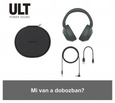 SONY WHULT900NH.CE7 ULT WEAR zajszűrős szürkészöld Bluetooth fejhallgató Audio-Video / Hifi / Multimédia - Fül és Fejhallgatók - Fejhallgató - 497350