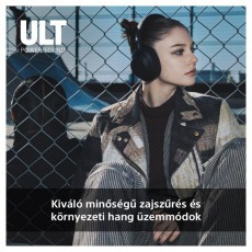 SONY WHULT900NW.CE7 ULT WEAR zajszűrős fehér Bluetooth fejhallgató Audio-Video / Hifi / Multimédia - Fül és Fejhallgatók - Fejhallgató - 497351