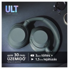 SONY WHULT900NW.CE7 ULT WEAR zajszűrős fehér Bluetooth fejhallgató Audio-Video / Hifi / Multimédia - Fül és Fejhallgatók - Fejhallgató - 497351