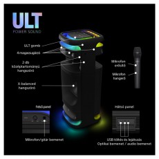 SONY SRSULT1000.CEL ULT TOWER 10 Ultimate Bluetooth party hangszóró vezeték nélküli mikrofonnal Audio-Video / Hifi / Multimédia - Party / DJ termék - Party termék - 500138