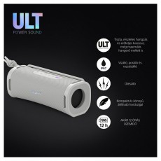 SONY SRSULT10W.CE7 ULT FIELD 1 hordozható vezeték nélküli fehér Bluetooth hangszóró Audio-Video / Hifi / Multimédia - Hordozható, vezeték nélküli / bluetooth hangsugárzó - Hordozható, vezeték nélküli / bluetooth hangsugárzó - 500139