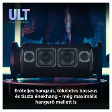 SONY SRSULT70B.EU8 ULT FIELD 7 hordozható vezeték nélküli Bluetooth hangszóró Audio-Video / Hifi / Multimédia - Hordozható, vezeték nélküli / bluetooth hangsugárzó - Hordozható, vezeték nélküli / bluetooth hangsugárzó - 500137