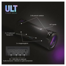 SONY SRSULT70B.EU8 ULT FIELD 7 hordozható vezeték nélküli Bluetooth hangszóró Audio-Video / Hifi / Multimédia - Hordozható, vezeték nélküli / bluetooth hangsugárzó - Hordozható, vezeték nélküli / bluetooth hangsugárzó - 500137