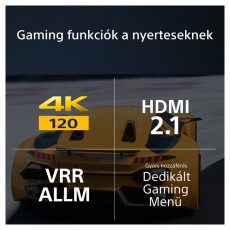 SONY 65 XR65A80LAEP 4K UHD Smart OLED TV Televíziók - OLED televízió - UHD 4K felbontású - 501526