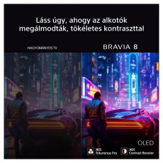 SONY 77 K77XR80PAEP 4K UHD Smart OLED TV Televíziók - OLED televízió - UHD 4K felbontású - 501530