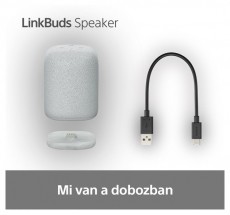 SONY SRS-LS1 LinkBuds szürke hordozható Bluetooth hangszóró Audio-Video / Hifi / Multimédia - Fül és Fejhallgatók - Fülhallgató - 507465