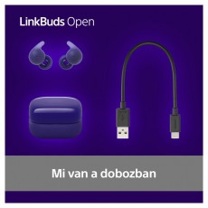 SONY WF-L910 Linkbuds Open True Wireless Bluetooth lila f&uuml;lhallgat&oacute; Audio-Video / Hifi / Multim&eacute;dia - F&uuml;l &eacute;s Fejhallgat&oacute;k - F&uuml;lhallgat&oacute; - 507471