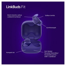 SONY WF-LS910N Linkbuds Fit zajsz&uuml;rős True Wireless Bluetooth lila f&uuml;lhallgat&oacute; Audio-Video / Hifi / Multim&eacute;dia - F&uuml;l &eacute;s Fejhallgat&oacute;k - F&uuml;lhallgat&oacute; - 507468