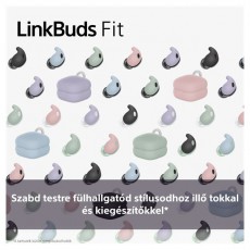 SONY WF-LS910N Linkbuds Fit zajszürős True Wireless Bluetooth zöld fülhallgató Audio-Video / Hifi / Multimédia - Fül és Fejhallgatók - Fülhallgató - 507467