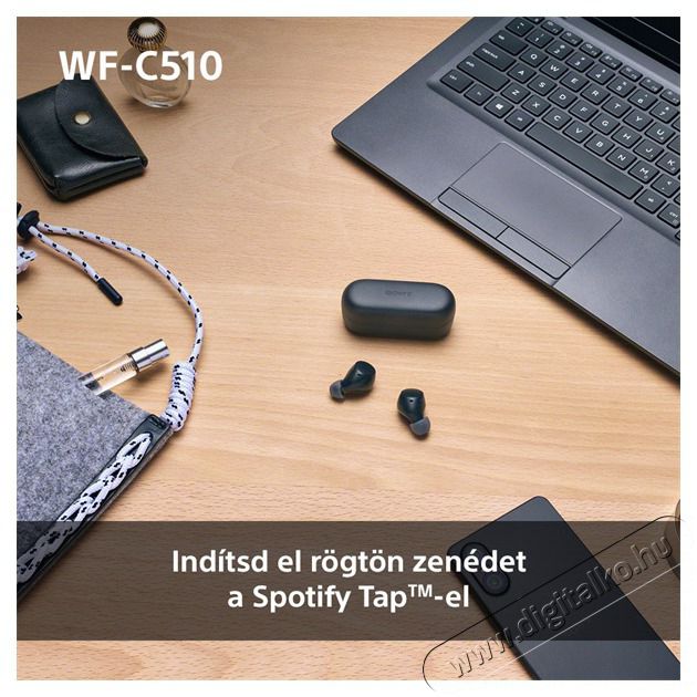 SONY WFC510B.CE7 True Wireless Bluetooth fekete f&uuml;lhallgat&oacute; Audio-Video / Hifi / Multim&eacute;dia - Hordozhat&oacute;, vezet&eacute;k n&eacute;lk&uuml;li / bluetooth hangsug&aacute;rz&oacute; - Hordozhat&oacute;, vezet&eacute;k n&eacute;lk&uuml;li / bluetooth hangsug&aacute;rz&oacute; - 507124