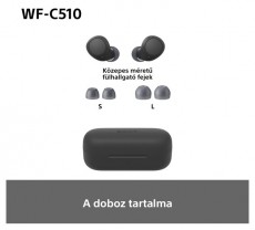 SONY WFC510B.CE7 True Wireless Bluetooth fekete f&uuml;lhallgat&oacute; Audio-Video / Hifi / Multim&eacute;dia - Hordozhat&oacute;, vezet&eacute;k n&eacute;lk&uuml;li / bluetooth hangsug&aacute;rz&oacute; - Hordozhat&oacute;, vezet&eacute;k n&eacute;lk&uuml;li / bluetooth hangsug&aacute;rz&oacute; - 507124