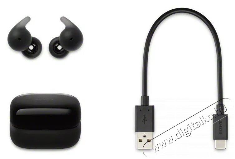 SONY True Wireless LinkBuds Open, fekete Audio-Video / Hifi / Multim&eacute;dia - F&uuml;l &eacute;s Fejhallgat&oacute;k - F&uuml;lhallgat&oacute; - 510259